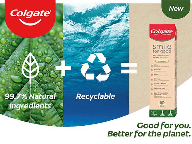 Colgate Ra Mắt Bao Bì Mới Thân Thiện Với Môi Trường - Aimmedia